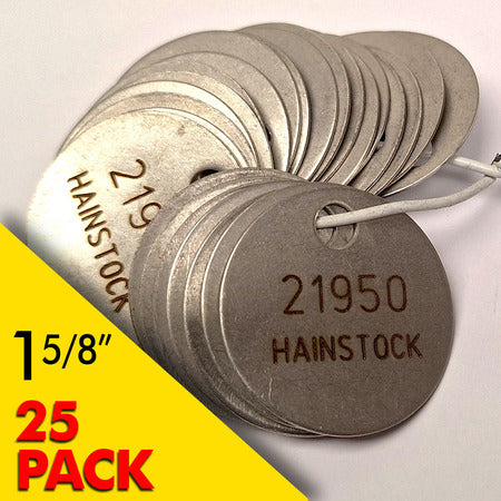 1.25" Cremation Identification Custom Tags (Small)