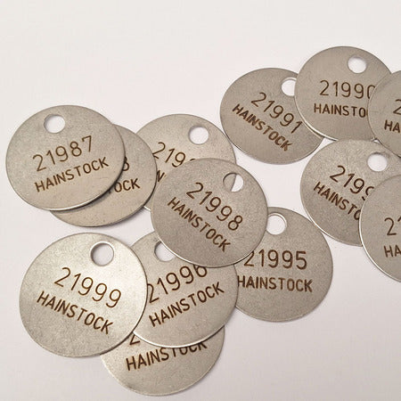 1.25" Cremation Identification Custom Tags (Small)