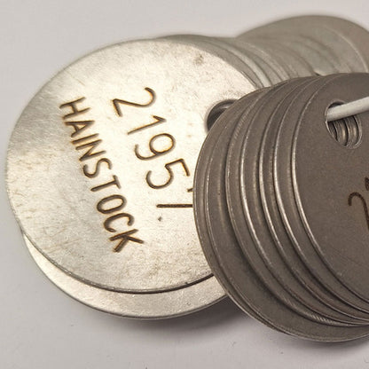 1.25" Cremation Identification Custom Tags (Small)