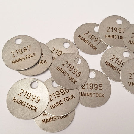 1.625" Cremation Identification Custom Tags (Large Size)