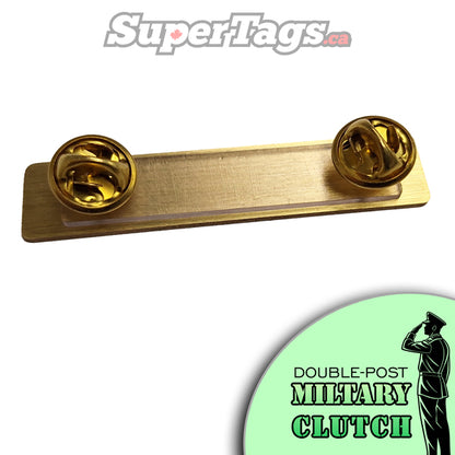 Heavy Brass Name Badge - Small for testing