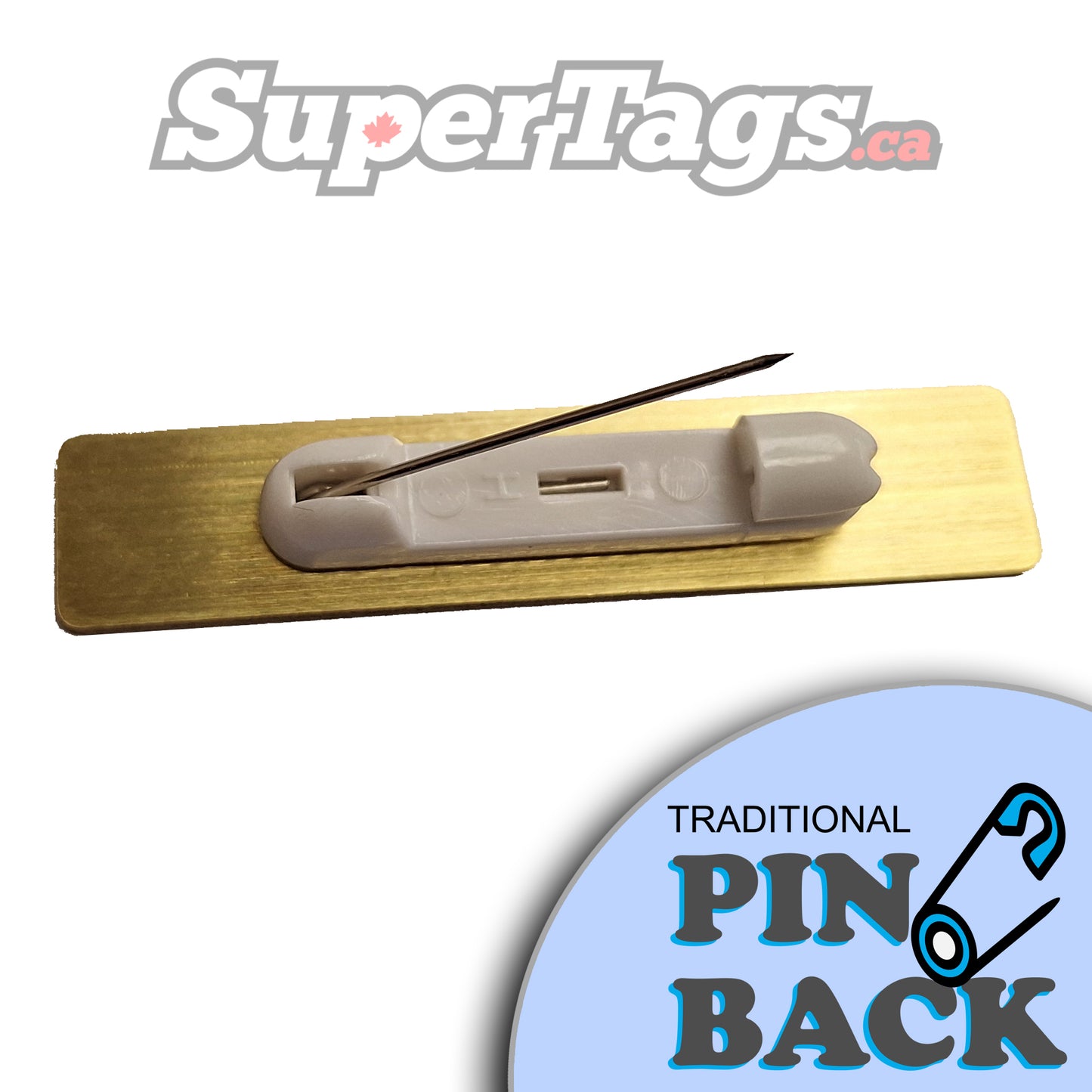 Heavy Brass Name Badge - Small for testing