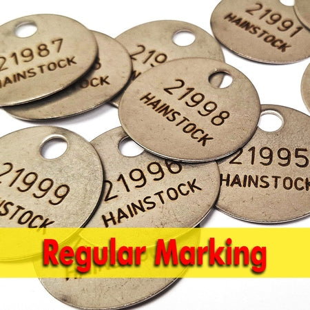 1.625" Cremation Identification Custom Tags (Large Size)