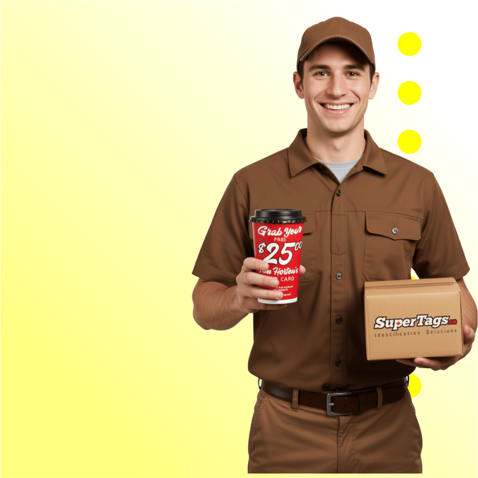 1.25" Cremation Identification Custom Tags (Small Size)